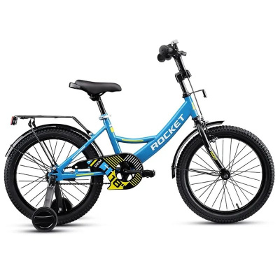 Велосипед двухколёсный 18 Rocket Gem 18.GEM.L/BL.25 голубой 01